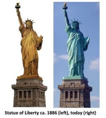 Was The Statue Of Liberty Originally A Different Color Old photos of the statue of liberty standing in paris were extraordinarily surreal. was the statue of liberty originally a