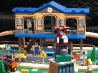 There are various play areas for the train tracks to go through such as a suspension bridge and. Imaginarium City Central Train Table Best Price And Reviews Thomas The Train