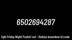Id codes roblox fnf week 7 ugh guns stress youtube from i.ytimg.com 70 popular loud roblox id codes 2021 game specifications top 19 … remember that some roblox gun id codes coupons only apply to selected items, so make sure all the items in your cart are eligible to be applied the code. Ugh Friday Night Funkin Ost Roblox Music Id Removed Youtube