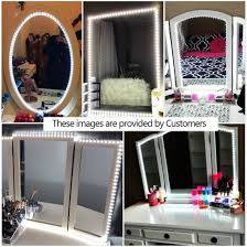 Dim lighting makes applying makeup a messy process, and combining that with morning brain fog can leave you with a major problem. Led Vanity Mirror Lights Kit Kohree 13ft 4m Make Up Vanity Mirror Lig Kohree