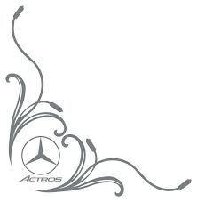 Mercedes Benz Actros Side Window Stickers 17 X 17 Fits Inside Window Stickers Side Window Home Decor Decals
