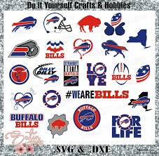 Buffalo Bills Set Upgraded Design Svg Files Cricut Silhouette Studio Digital Cut Files Seeklogo brand logos sports buffalo bills logo vector.