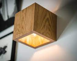 Wooden Lamp Q454 Plug In Wall Sconce Modern Lamp Above Bed Etsy Lampada A Muro Lampade Da Parete Luci Di Legno