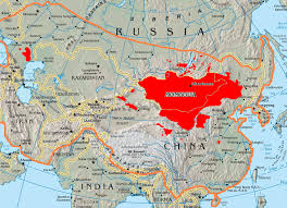 Mongols Map Mongolia Historical Maps