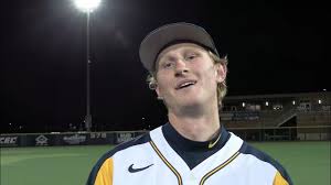 BlueGoldNews.com: WVU Baseball Nathan Blasick Baylor Postgame 4/8/22