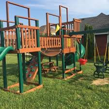 Stain the complete set and also replace any discolored or frayed ropes. Playground Stain Sealant For Swing Sets Gorilla Playsets