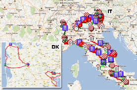 Get up to speed with everything you need to know about stage 21 of the 2021 giro d'italia with our stage profile series. The Giro D Italia 2012 Race Route On Google Maps Google Earth The Profiles And The Time And Route Schedules Blog Velowire Com Photos Videos Actualites Cyclisme