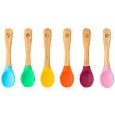 5 Pack Bamboo Baby Spoons Bamboo Bamboo