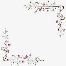 New Floral Design Png Free Download Frame Green Flower Png And Vector With Transparent Background For Free Download Pink Pattern Background Floral Background Floral Border Design