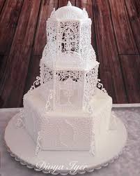 100 Handpiped Royalicing Panel Cake This Is Very Intricate And Fragile Design To Work With Fondant Wedding Cakes Royal Icing Cakes Wedding Cakes