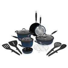 It comes with a mirror finish and makes them shine well. Paula Deen Cookware Sets Cookware The Home Depot