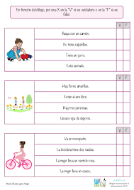 Crees que podrás descubrir si lo que te dicen es verdadero o falso?, desafía a todos tus amigos y familiares y trata de adivinar la verdad, ¿qué tan. Verdadero O Falso Responde En Funcion Del Dibujo Aula Pt