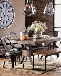 Create A Warm Industrial Living Space Industrial Dining Room Table Industrial Dining Table Dining Room Industrial