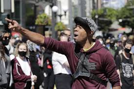At least one person was injured. Seattle George Floyd Protests Continue Inslee Says Trump Incapable Of Governing News 1130