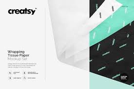Wrapping Tissue Paper Mockup Set Paper Mockup Mockup Free Mockup
