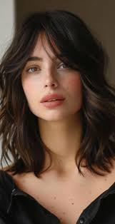 31 Shoulder Length Hair with Curtain Bangs for Stylish Looks