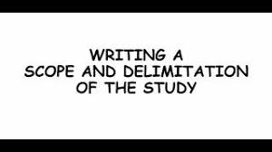 The scope of our study is for the computer laboratory of the said campus. Best Of Scope And Delimitation Research Example Free Watch Download Todaypk