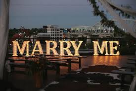 Bright Event Productions Marry Me Marquee Letters Proposal Acme Feed Seed Photographix 0886 Marry Me Acme Feed And Seed Marquee Letters