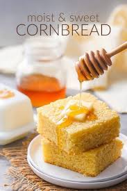 Pour the cornbread batter into the prepared baking dish and bake. Moist Sweet Cornbread So Light Fluffy With Crispy Edges Baking A Moment