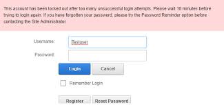 If a user has tried to log in more than 10 times using a wrong . Manually Unlocking A User Account Dnn Corp Customer Support