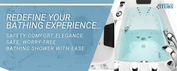 I seen a commercial that has walk in tubs that keeps the water warm and has a pump for quick draining. Perfect Walk In Bathtub Options For Small Bathrooms American Tubs