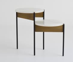 Here you can find ten unique coffee tables which have exquisite bases supporting the table. Alsorg Unveils A Collection Of Exquisite Side Tables Architectandinteriorsindia