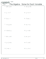 math worksheets for pre algebra paintingmississauga com