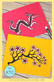Paper toy dragon for the year of the dragon 2012, printable template to make it yourself. How To Make A Chinese Lantern A Chinese New Year Craft The Kitchen Table Classroom