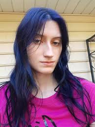 A textured blunt bob cut with dark purple hair color works wonders on thick tresses so well. Shocking Blue Amplified Semi Permanent Hair Color Tish Snooky S Manic Panic