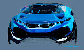 Peugeot Quartz Concept Peugeot Concept Car Design Car Design Sketch