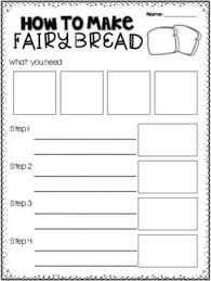 How To Make Fairy Bread Procedure Writing Worksheet Procedural Writing Writing Worksheets Fairy Bread