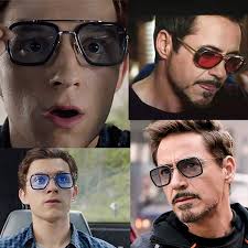 Iron Endgame Tony Stark Glasses Iron Man Tony Stark Con Gli Occhiali  Avengers Endgame Anteojos