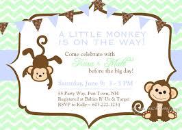 Best Monkey Baby Shower Invitations Designs Ideas Monkey Baby Shower Invitations Baby Shower Monkey Theme Monkey Baby Shower