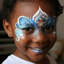 Schminken Eisprinzessin Elsa Ideen Fur Gesichtsbemalung Fashing Carnival Gesichtsbemalung Kinder Schminken Eisprinzessin