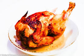 Das brathähnchen im backofen verfolgt meine kindheit und ebenso das geräusch des automatischen grillspießes unseres… èç®é¸¡ Cuipi Ji Chinesisches Huhn Knusprig