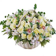Wondering how to send someone flowers? Happiness Flower Basket