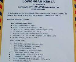 Unilever adalah produsen barang rumah tangga terbesar ketiga di dunia. Lowongan Kerja Pt Unilever Indonesia Tbk Dharmasraya September 2017 Cpns Lowongan Kerja Bumn