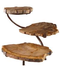 Neiman Marcus Wood Slice Decor Petrified Wood Wood Slices