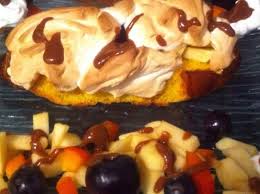 Pain Perdu Du Safrane Aux Fruits Et Son Dome Meringue Par Minidodo Une Recette De Fan A Retrouver Dans La Categorie Desserts Confiseries Sur Www Espace Recettes Fr De Thermomix Sup Sup
