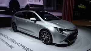 Toyota introduced the corolla trek version of estate car at the 2019 geneva motor show, with a raised suspension, a roof rack and additional body protection. 2019 Toyota Corolla Touring Sports Hybrid Exterior And Interior Paris Auto Show 2018 Youtube