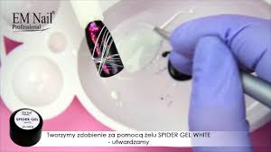 Em Nail Spider Gel Eleganckie Zdobienia Youtube