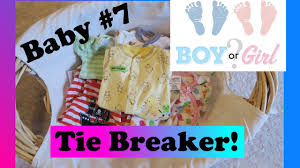 It was such a fun way to involve eve. Gender Reveal Baby 7 Tie Breaker Youtube