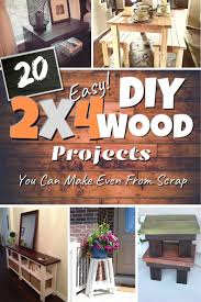 Sturdy, easy to build and easy to modify to fit your cushions. 20 Easy Diy 2x4 Wood Projects You Can Make Even From Scrap
