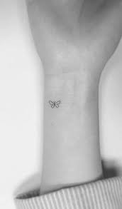 Small Tattoo Idea Tiny Butterfly Tattoo Butterfly Wrist Tattoo Trendy Tattoos