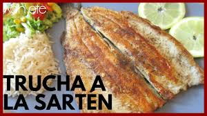 Comprueba la frescura del pescado. Trucha A La Sarten Como Freir Trucha En Sarten Receta Exquisita Y Saludable Youtube