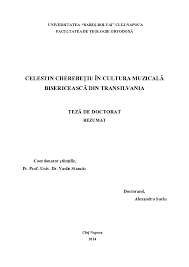 · să îşi însuşească stilul de interpretare religioasă; Pdf Dana Moldovan Rezumat Teza Doctorat Alexandru Suciu 2014 10 03 09 40 15 Stratulat Claudiu Academia Edu