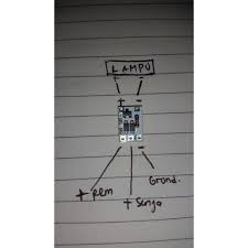 Bila rangkaian telah selesai, hubungkan arduino ke. Modul 1 Lampu 2 Fungsi Shopee Indonesia