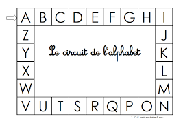 Le Jeu Du Circuit De L Alphabet 1 2 3 Dans Ma Classe A Moi Jeux Alphabet Apprendre L Alphabet Alphabet