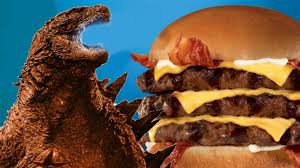 Súper bien festejada estará la cadena internacional carl's jr que el próximo viernes 28 de mayo se pondrá el gorro y lanzará serpentinas para festejar el 28 de mayo se celebra el día internacional de la hamburguesa, un plato que a todos nos gusta y que se ha popularizado tanto a nivel mundial, que. Puedes Contra Godzilla Una Hamburguesa De Medio Kilo Te Reta En Mexico Tierragamer