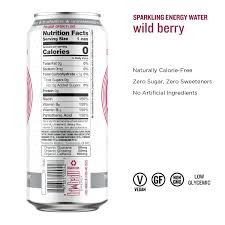 Hiball Energy Wild Berry Sparkling Energy Water Zero Sugar And Zero Calorie Energy Drink 16 Fluid Ounce Cans 8 Count Energy Drinks Drinks Grapefruit Nutrition